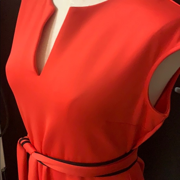 Orange red dress - Picture 3 of 4